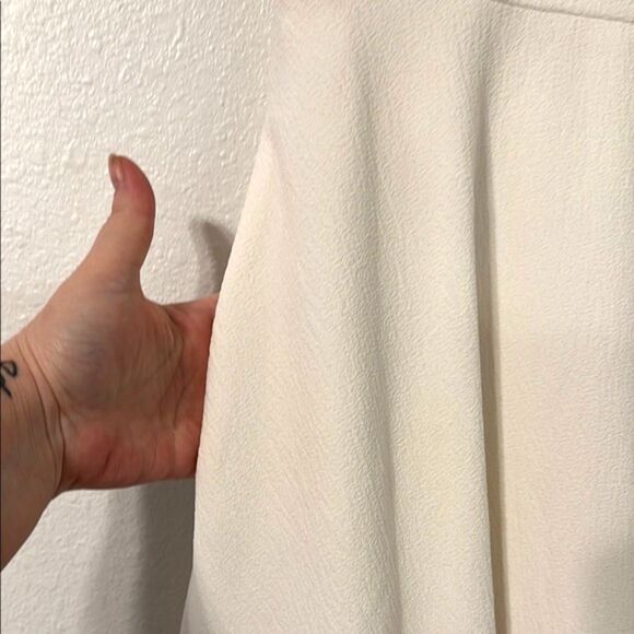 Dress the Population Livia Ivory Fit and Flare Dress Womens Small Wedding Bride - Picture 6 of 16